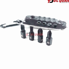 Móc chìa khóa dụng cụ đa năng, có đèn led, kết hợp cùng nhiều đầu vít MODEL 9095