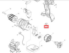 Chốt giảm sót máy khoan Makita 424517-3