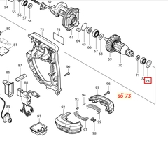 Vòng đệm máy khoan bê tông, DHR202, DHR241, BHR202, BHR241, MAKITA, 267816-8