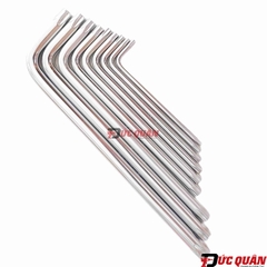 Bộ 9 chìa lục  giác sao ( có lổ và không lổ ) từ T10- T50 WADFOW