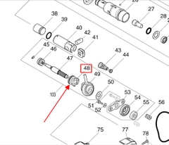 Khớp nhông máy khoan bê tông, DHR182, MAKITA 327217-3