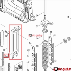 Thanh ray máy bắn đinh Makita DFN350