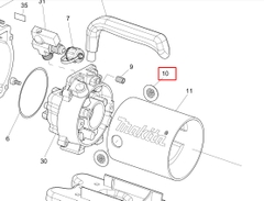 Nấp lổ hút giá máy hút chân không MAKITA DVP180Z