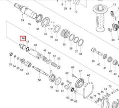 Quả tạ máy khoan bê tông, HR2300, DHR242, DHR244, HR2610, HR2611F, MAKITA, 325784-2