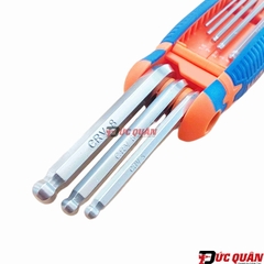Bộ 8 đầu lục giác bi tròn ( 1.5 đến 8mm ) WADFOW