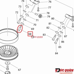 Ốc vít ( M5 ) máy cưa vòng 2107F/ DPB181 251337-0