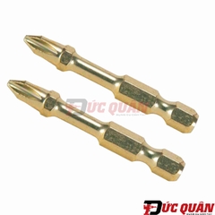 Mũi vít 2 đầu vít (PH2x50mm) Torsion Impact Gold Makita B-28313