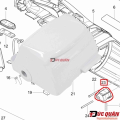 Nút nhấn giữ nấp hút bụi Makita DCL282 459329-5