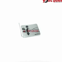 Nhãn dán máy hút bụi, DCL182, DCL183, DCL180, MAKITA, 809293-4