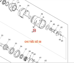 Chốt gài máy bắn vít MAKITA DTD141/TP141/TP131/XPT141