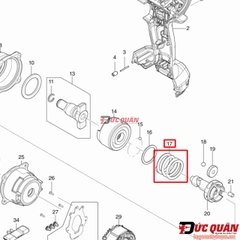 Lò xo búa máy Makita DTW300 232615-7