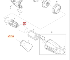 Túi bụi cao cấp máy hút bụi 18v, CL108, DCL180, DCL182… MAKITA, 443060-3 ( 1 cái )