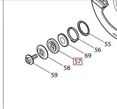 Mặt bít trong DCS550/ DCS553/ DS553 Makita 224391-7