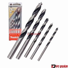 Bộ mũi khoan gỗ Makita D-57211 (5 chi tiết/bộ)