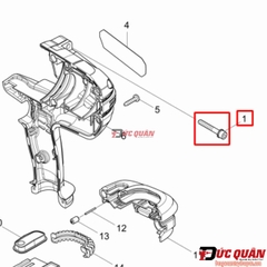 Ốc siết hộp nhông Bu Long ( M5 x 35mm ) DTW700, DTW1001, DTW1002, MAKITA 251476-6