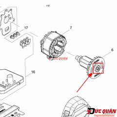 Bạc đạn Rôto Stator máy Makita TD130/ TD131/ TD135/ TD134 604nho