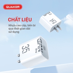 Củ Sạc GAN 35W Quaker H06