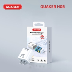 Củ Sạc GAN 25W Quaker H05