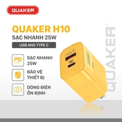 CỦ SẠC 25W QUAKER H10