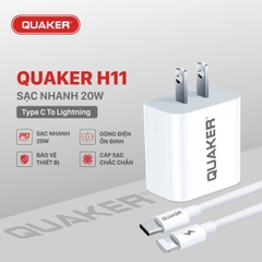Bộ Sạc Nhanh Quaker H11 US 20W