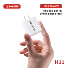 Bộ Sạc Nhanh Quaker H11 US 20W