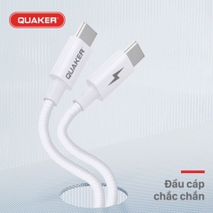 Cáp Sạc Typec To TypeC Quaker 100W H09