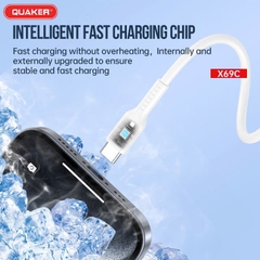 CÁP SẠC SILICON CAO CẤP QUAKER X69C