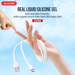 CÁP SẠC SILICON CAO CẤP QUAKER X69M
