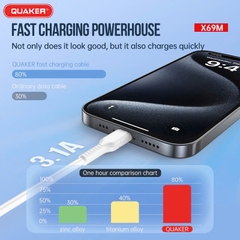 CÁP SẠC SILICON CAO CẤP QUAKER X69M