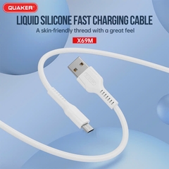 CÁP SẠC SILICON CAO CẤP QUAKER X69M