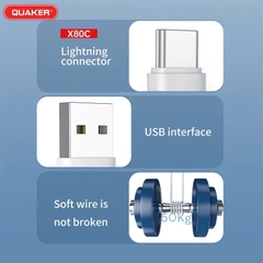CÁP SẠC QUAKER 1M X80C 3A