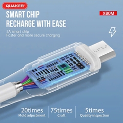 CÁP SẠC QUAKER 1M X80 3A