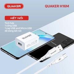 Bộ sạc nhanh Quaker 2.4A H16M