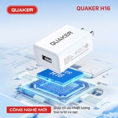 Củ sạc nhanh Quaker 2.4A H16
