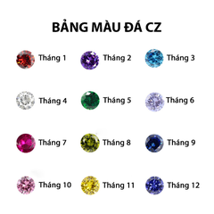 Vòng Tay Chữ Cái Đầu Tên Gia Đình Đính Đá