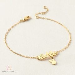 Lắc Tay Khắc Tên Cho Bé Gái Với Charm Treo Ngộ Nghĩnh - Say My Name