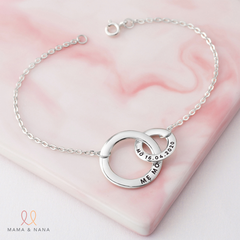 Vòng Tay Mẹ Và Con 2 Vòng Tròn Lồng Nhau Ý Nghĩa - A Mom's Heart
