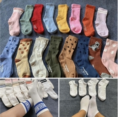 [Có sẵn] [Rẻ vô địch] [Ảnh thật] SET 3 ĐÔI TẤT COTTON TRẺ EM XUẤT KHẨU DƯ
