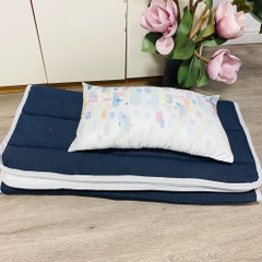 Set nệm gối văn phòng xuất dư (tencel hoạ tiết 60s)