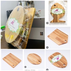 Set 5 thớt gỗ tràm queen wood