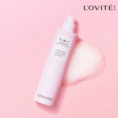 Sữa rửa mặt cao cấp thải độc da Lovite 3 in 1 -100ml