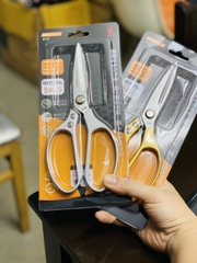 [Ảnh thật] [FreeShip] [Có sẵn] Kéo cắt đa năng cán thép SK5 (dài 21cm)