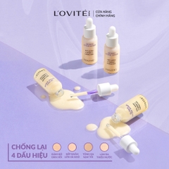 Serum đặc trị chống lão hoá xoá mờ nếp nhăn Lovite (set 4x10ml)