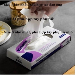 [Ảnh thật] [FreeShip] [Có sẵn] Hộp 100 găng tay TPE nấu ăn siêu dai Victoria Bay