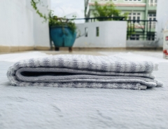 Khăn Songwol xuất dư, kẻ sọc màu xám (35cm*80cm)