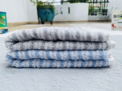 Khăn Songwol xuất dư, kẻ sọc set 2 mix màu (35cm*80cm)