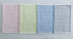 Khăn Songwol xuất dư, kẻ sọc set 4 mix màu (35cm*80cm)