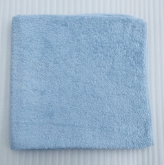 Khăn tắm đại cotton Organic xuất dư,  màu xanh da trời (70*140)
