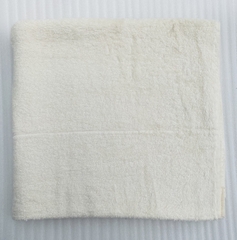 Khăn tắm đại cotton Organic xuất dư,  màu kem (70*140)