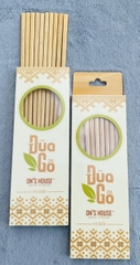 Đồ gỗ xuất khẩu On's, combo 3 món: 10 đôi đũa+1 muỗng canh+1 muỗng xới cơm